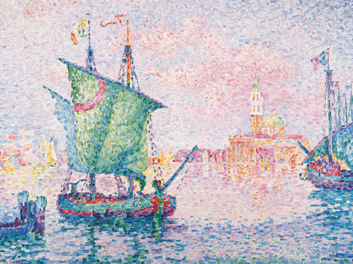 Paul Signac | Venedig, die rosa Wolke, 1909 | © ALBERTINA, Wien – Sammlung Batliner